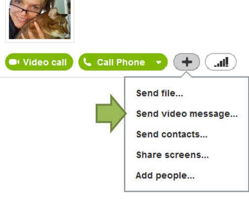 skype iphone no video call option